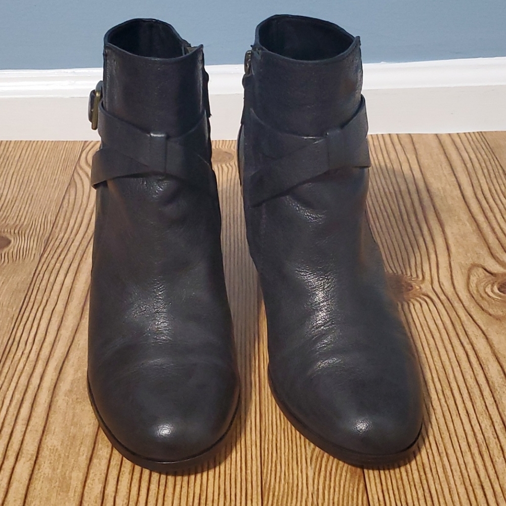 Cole Haan Grand OS Soft Leather Belted Booties - Picture 3 of 12